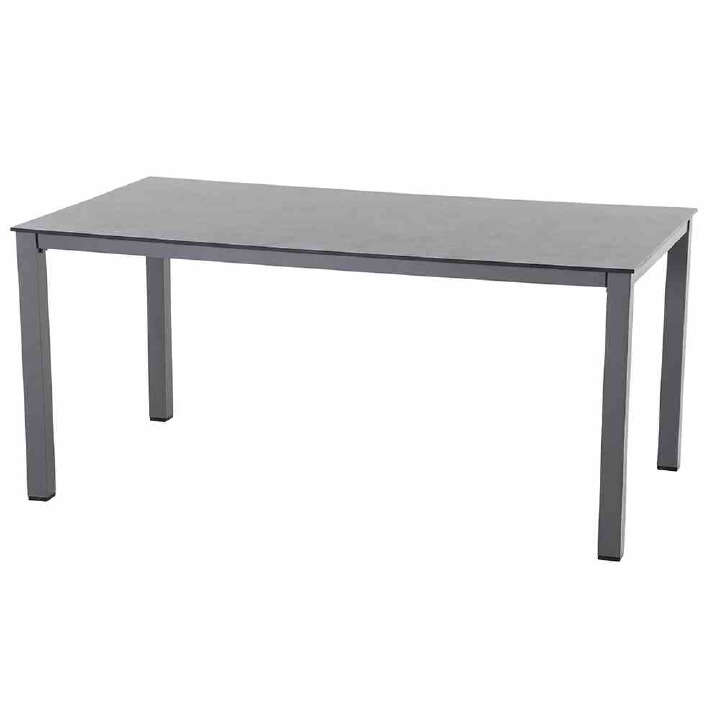 SIENA GARDEN Sola Dining Tisch 160x90 cm, anthrazit